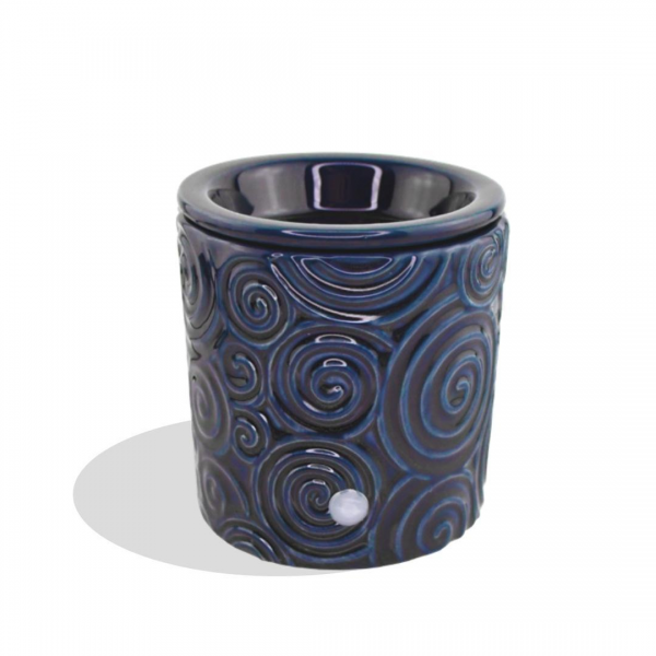 CANDLEBERRY CANDLE CO - WARMER - BLUE SWIRL CANDLEBERRY CANDLE COMPANY