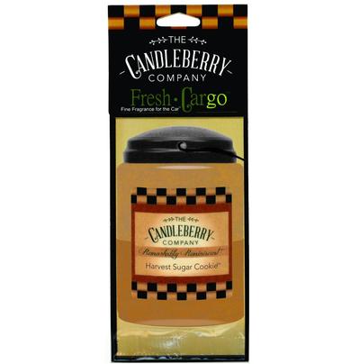 CANDLEBERRY CANDLE CO - FRESH CAR GO - HARVEST SUGAR COOKIE CANDLEBERRY CANDLE COMPANY