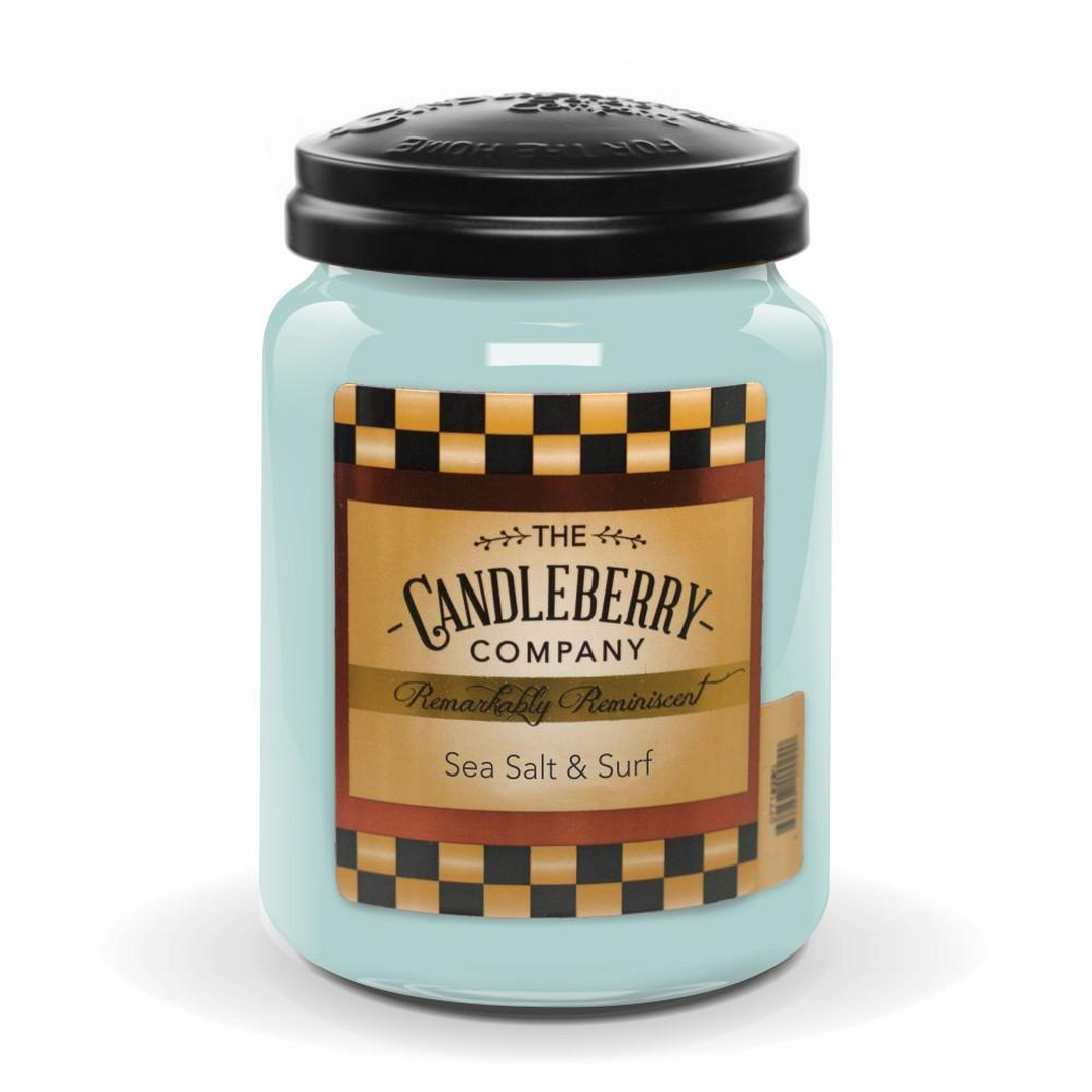 Sea Salt & Surf™ – Candleberry Candle Company – 26oz (LARGE SCENTED CANDLE JAR)