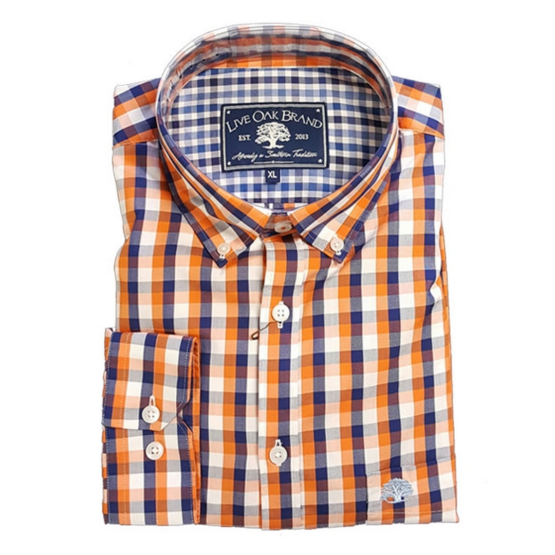 Live Oak Collection Long Sleeve Dress Shirt- Eagle Poplin Sport