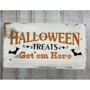 Handmade in USA Wooden Farmhouse Halloween