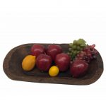 WOODEN DOUGH BOWL (19-20 INCHES X 10-12 INCHES) (5)