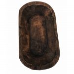 WOODEN DOUGH BOWL (19-20 INCHES X 10-12 INCHES) (6)