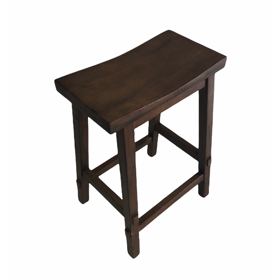RUSTIC WOODEN BAR STOOL