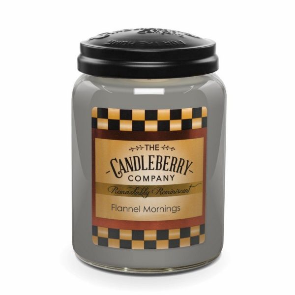 Flannel Mornings™ - Candleberry Candle Company - 26oz (LARGE SCENTED CANDLE JAR)