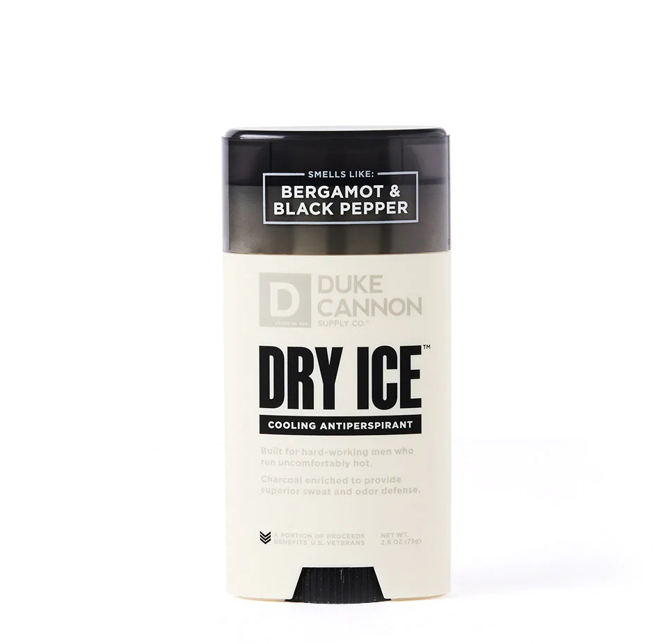 Duke Cannon Dry Ice Cooling Antiperspirant + Deodorant (Bergamot & Black Pepper)