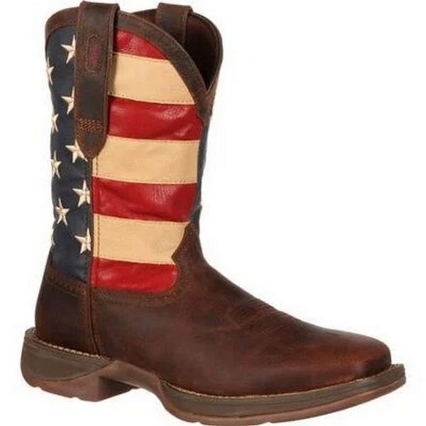 Durango Men's American Flag Pull On Western Boot DB5554
