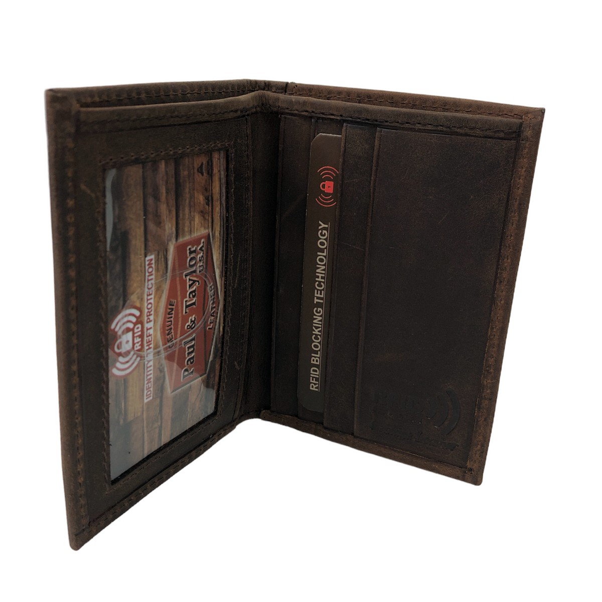 Crazy Horse Leather Card Holder