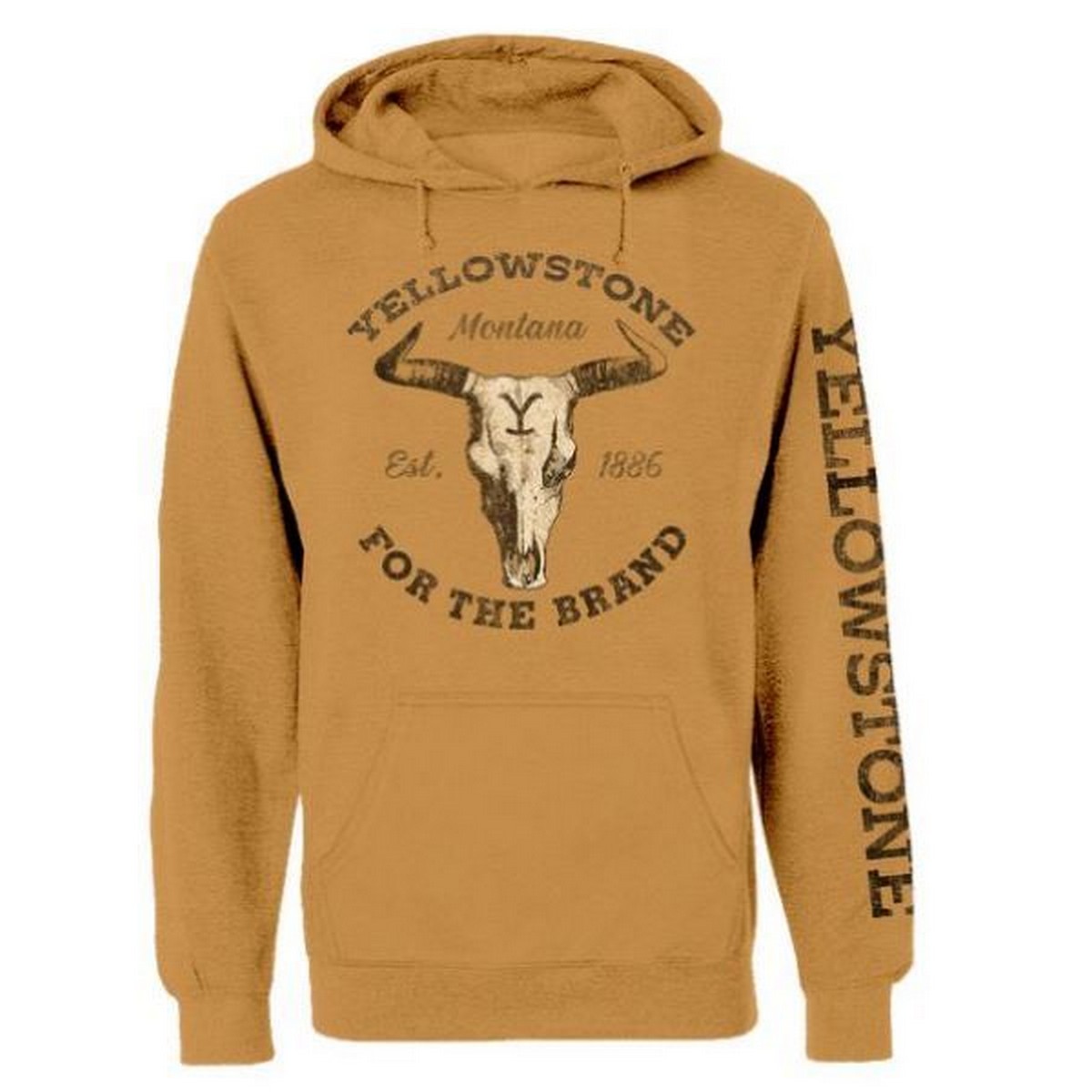 Yellowstone Steer Head Hoodie