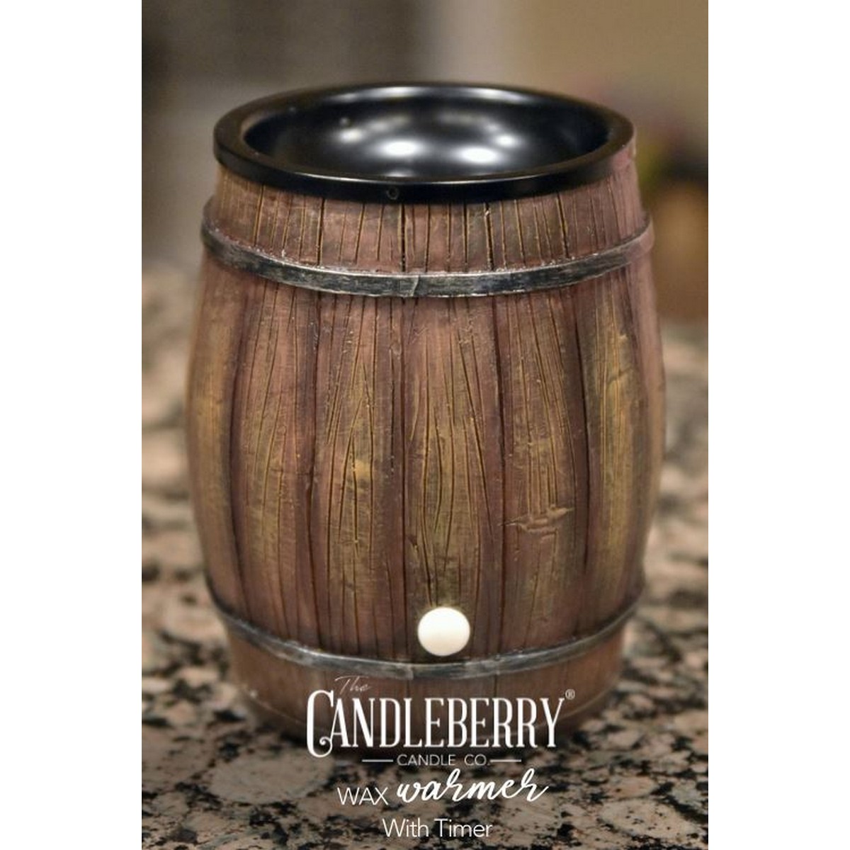 Bourbon Barrel Wax Warmer by Candleberry Candle Company