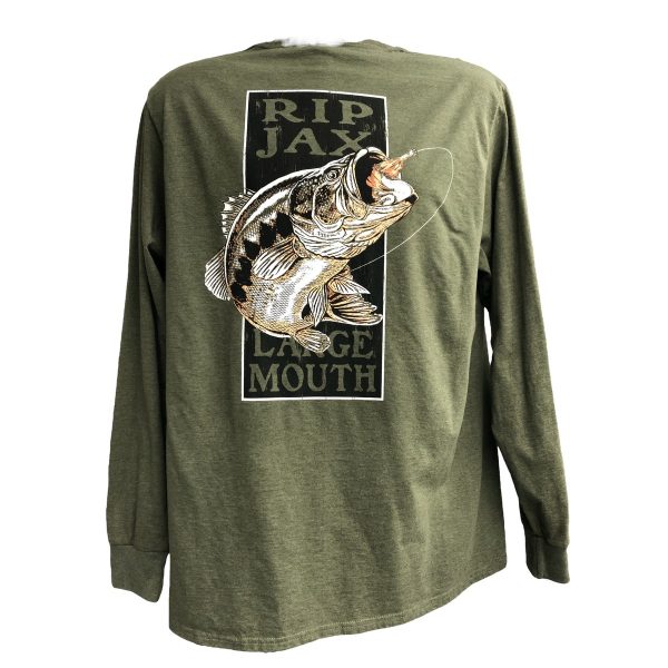 Rip Jax Large Mouth Bass Long Sleeve T-Shirt