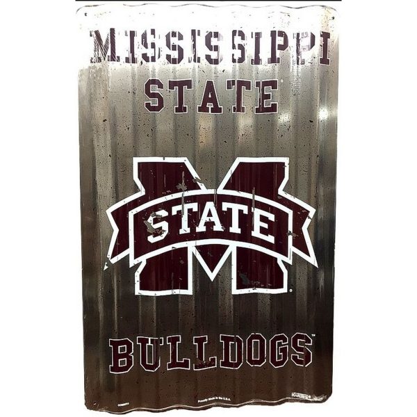 Mississippi State Bulldogs Corrugated Sign