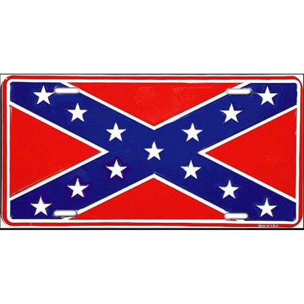Southern Cross Flag License Plate
