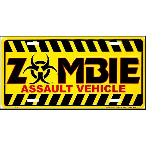 Zombie Assault Vehicle License Plate