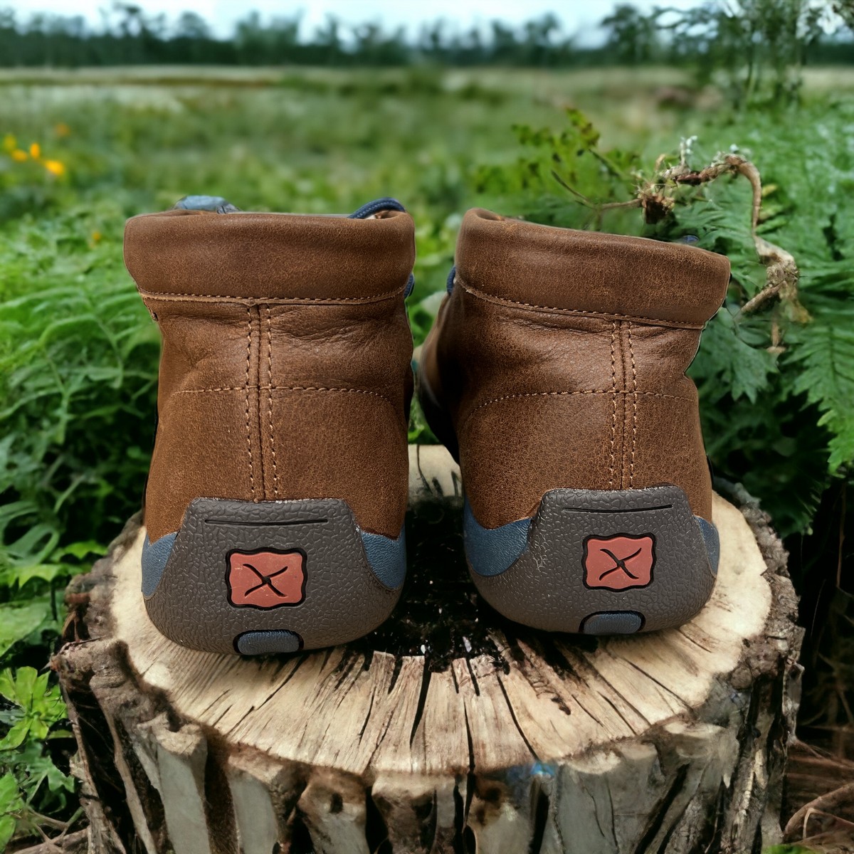 Twisted X Blue Chukka Driving Shoe 7