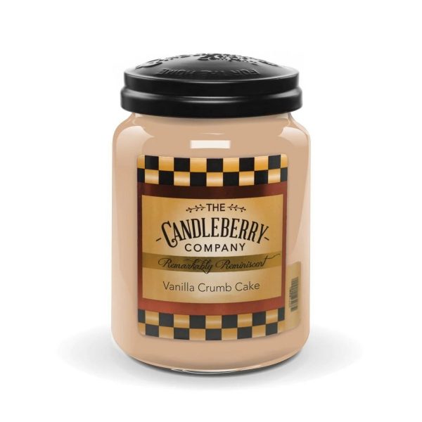 Vanilla Crumb Cake - Candleberry Candle Company - 26oz (LARGE SCENTED CANDLE JAR) Vanilla Crumb Cake - Candleberry Candle Company - 26oz (LARGE SCENTED CANDLE JAR)