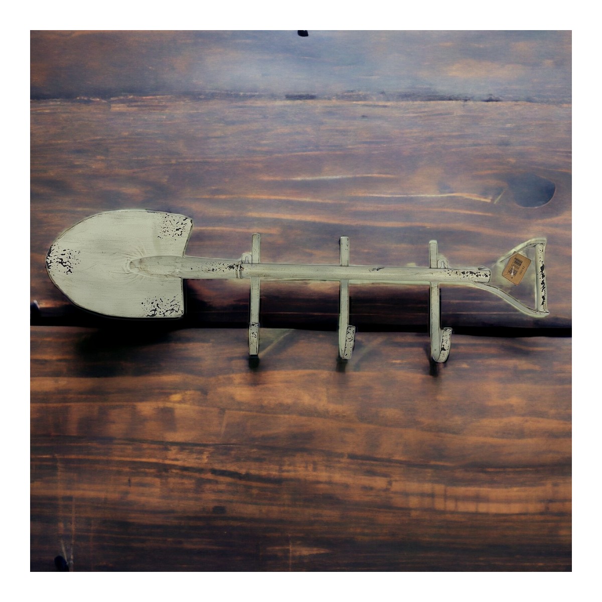 Metal Shovel Hooks wood