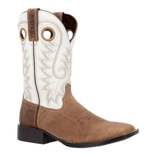 Durango® Westward™ Weathered Tan White Western Boot