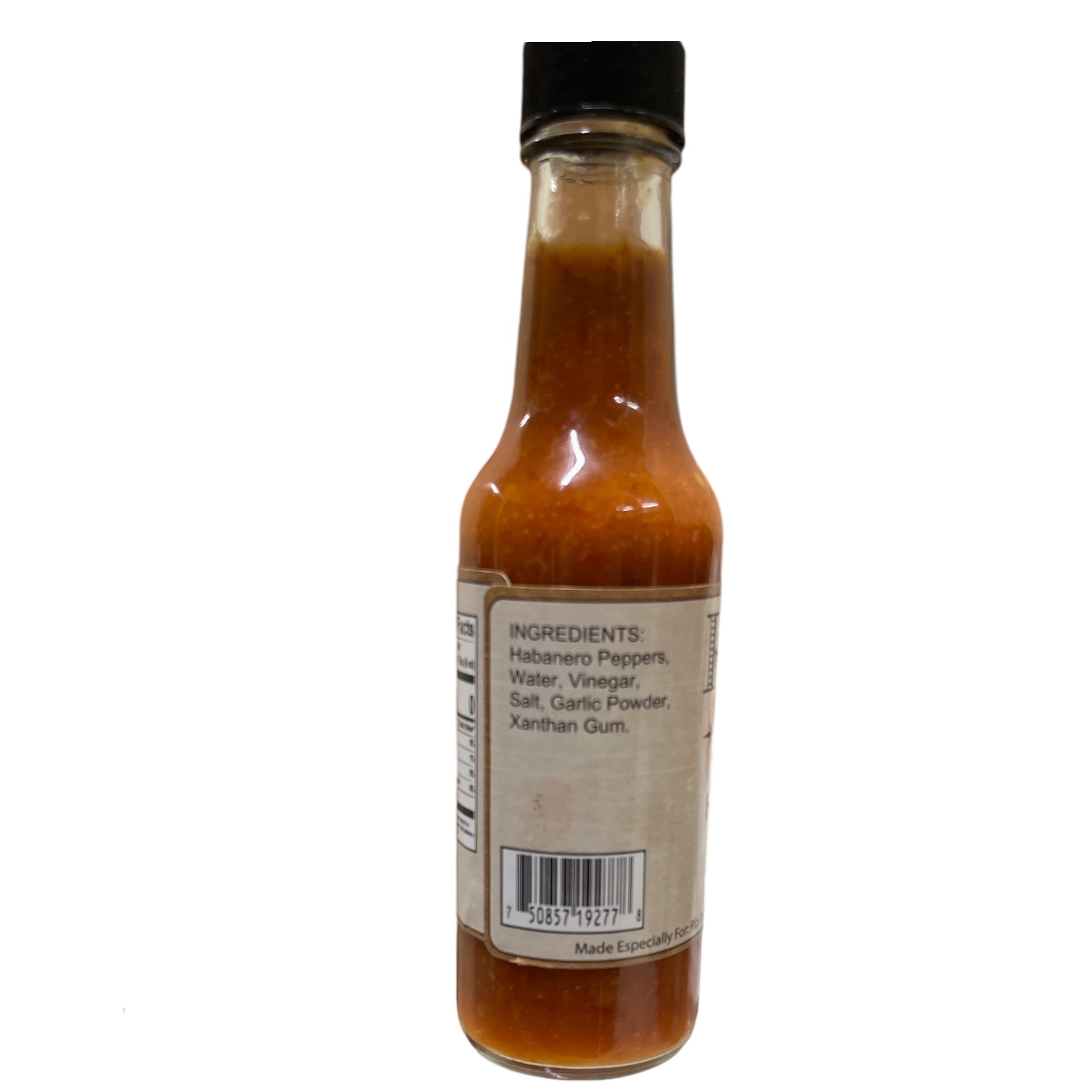 Rip Jax Habanero Flame Hot Sauce ingredients