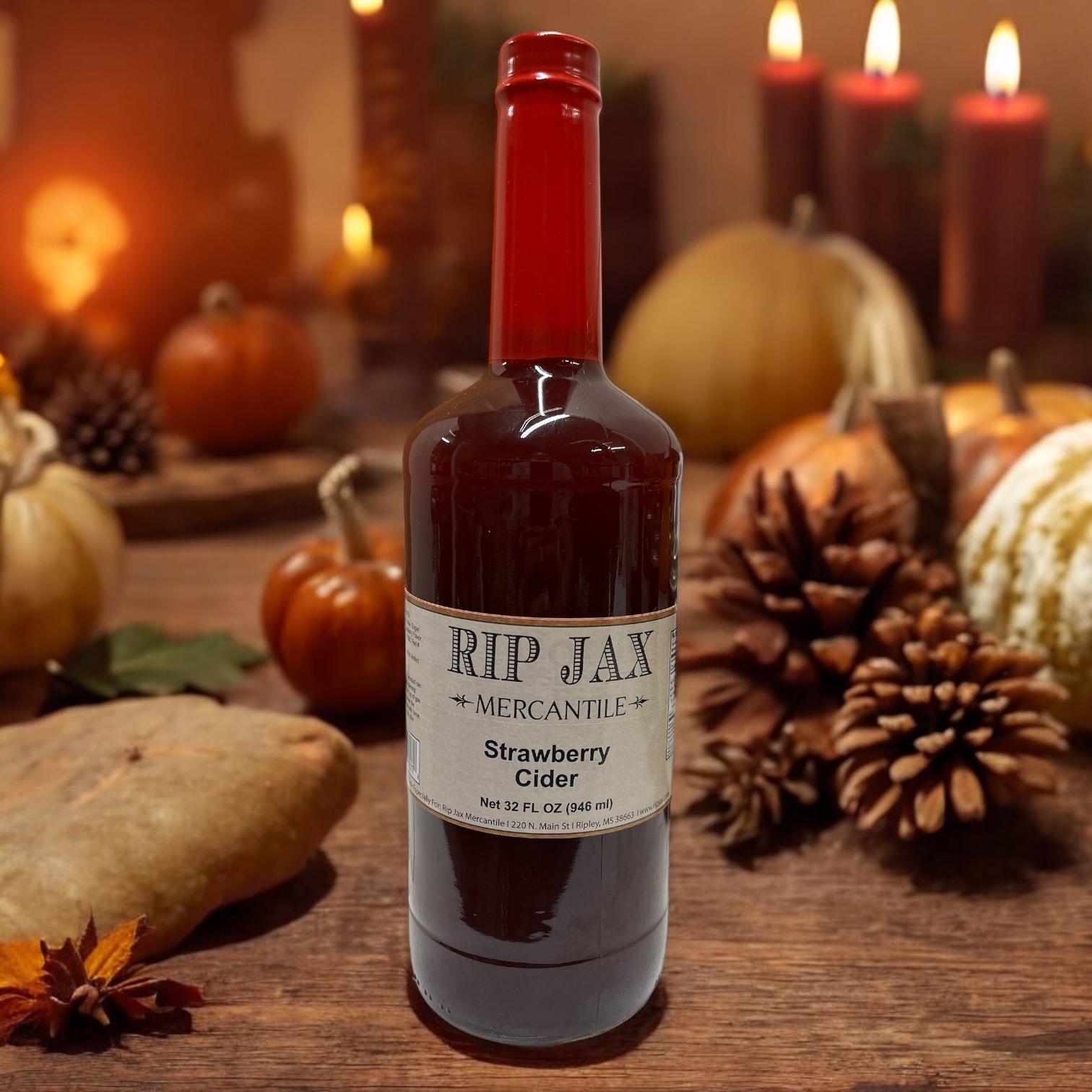 Rip Jax Strawberry Cider fall decor
